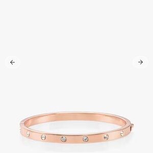 Kate Spade Rose Gold Bracelet with Crystals